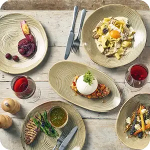 Smoke Grey Terra Tableware