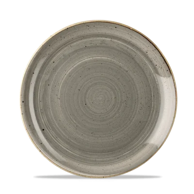 21.7cm Peppercorn Grey Coupe Plate