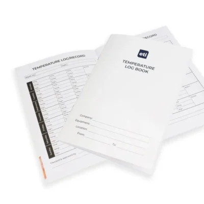 A5 Temperature Log Book