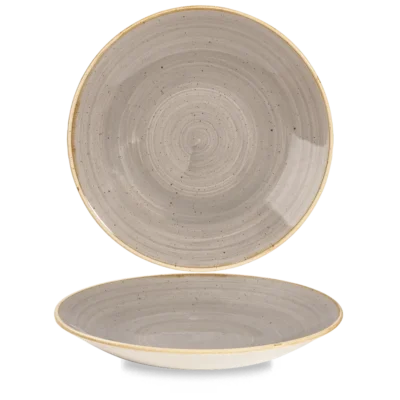 Peppercorn Grey Deep Coupe Plate 28-1cm