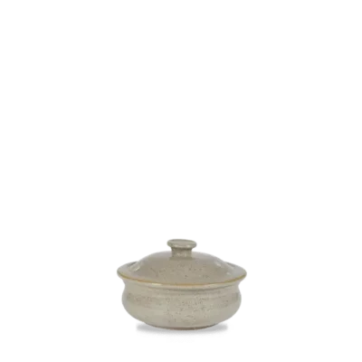 Peppercorn Grey Lidded Pot 43cl