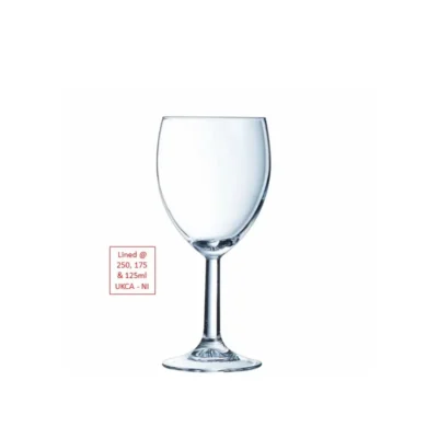 Savoie 35cl Wine Glass Lines at 125ml 175 and 250ml