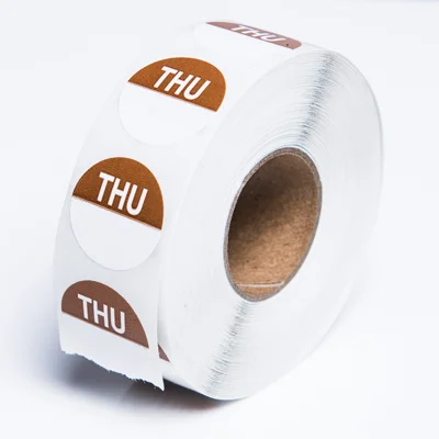 Thursday Round Daily Dot Label