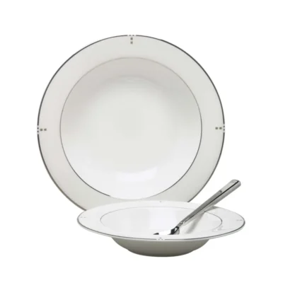 Elia Cubiq Rimmed Pasta Bowl