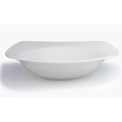 Elia Glacier Square Rimmed Pasta Bowl