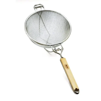 33-5 Inch Reinforced Strainer with Wood Handle