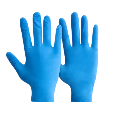 Blue Nitrile Gloves Powder Free