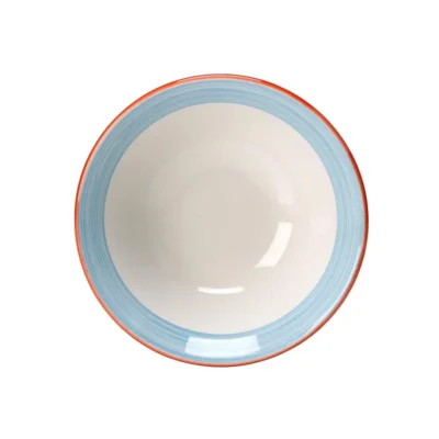 C0730. Rio Blue Oatmeal Bowl 16.5cm