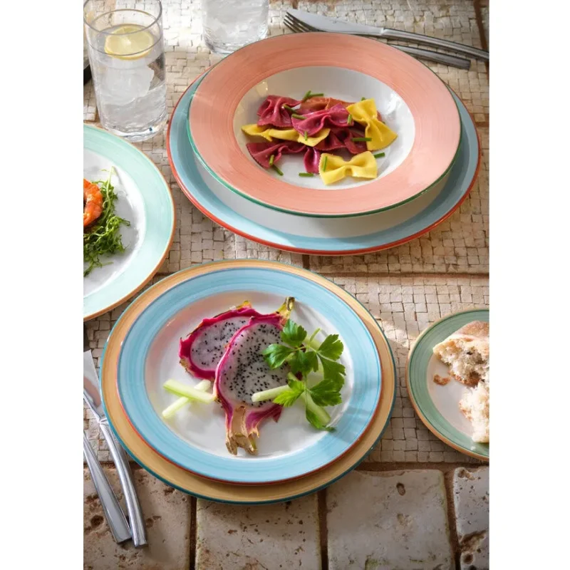 Rio Blue Slimline Plate 25.5cm (10