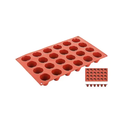 24 Cavity Silicone Dariole Mould
