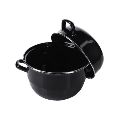 Black Enamel Mussels Pot 3-5L