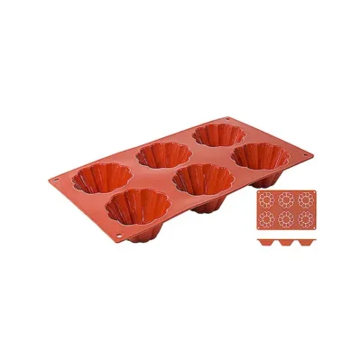 Non-Stick Brochette 6 Moulds 4cm