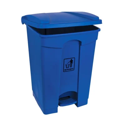 Blue Step On Bin Polypropylene 45L