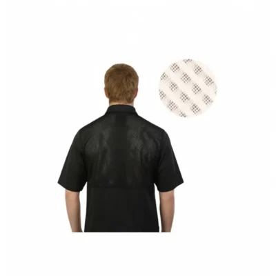 Chef's Cool Back Jacket Black with mesh back panel