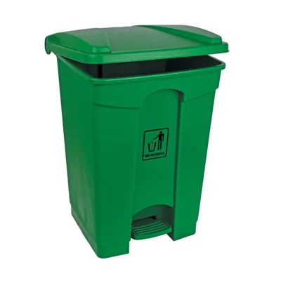 Green Pedal Bin Polypropylene 45L
