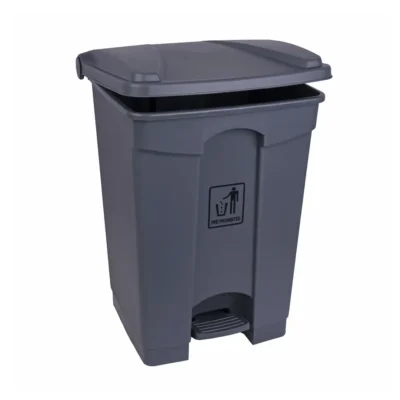 Grey Step On Bin Polypropylene 45L