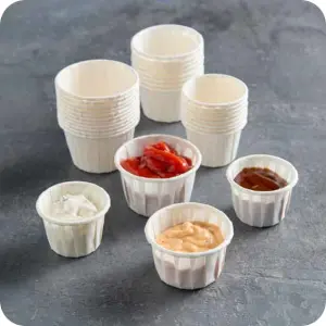 Paper Ketchup & Dip Pots