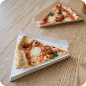 White Fast Food Trays