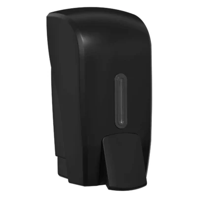 1 Litre Black Soap Dispenser Graphite Window Halo