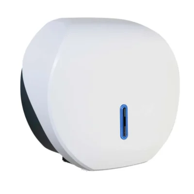 White Large Jumbo Dispenser Blue Window Halo