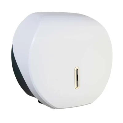 White Large Jumbo Dispenser Gold Window Halo