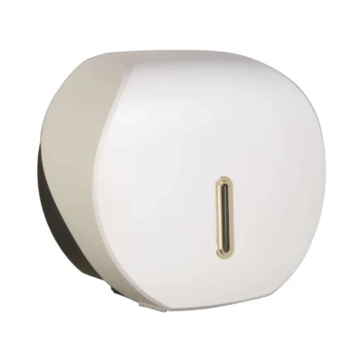 White Mini Jumbo Dispenser Gold Window Halo