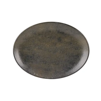 Ebony Oval Plate 31cm