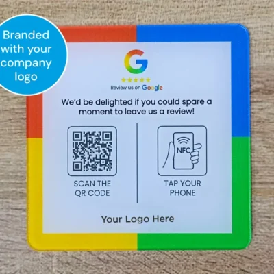 Google Review 100 x 100 Acrylic Plate