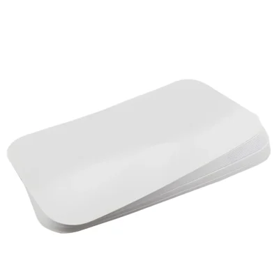 Heavy duty white lid for 6A Aluminium foil containers