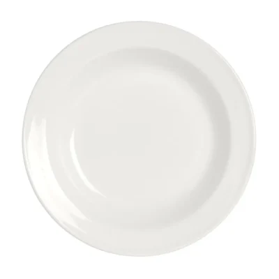 Simplicity White Rimmed Soup Plate 23cm
