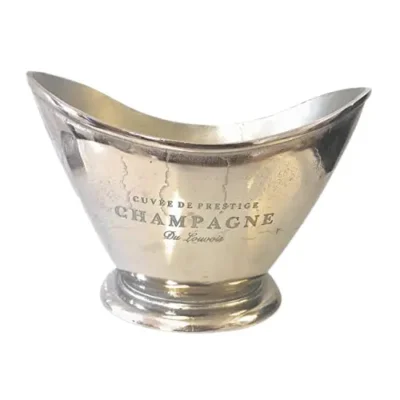 Vintage Cast Aluminium Champagne Bucket - 2 Bottle
