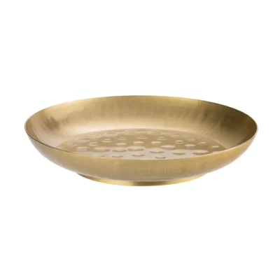Vintage Gold Seafood Tower Serving Bowl 24-5cm