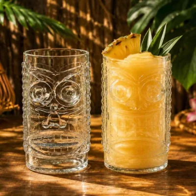 Polycarbonate Elite Clear 14oz Tiki Totem Glass