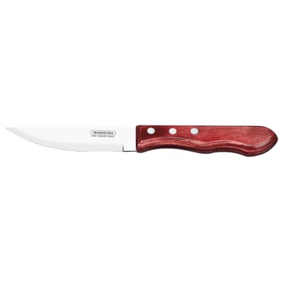 Tramantino Jumbo Steak Knife Point Tip Polywood Red
