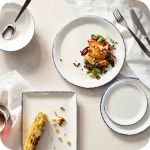 Blue Dapple crockery