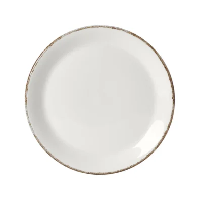 Brown Dapple Coupe Plate 23cm
