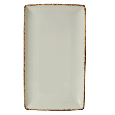 Brown Dapple Rectangle Platter 32 x 19cm