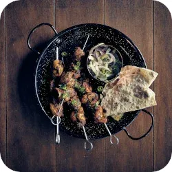 Black Enamel Deep Dishes