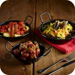 Black Enamel Paella Pans