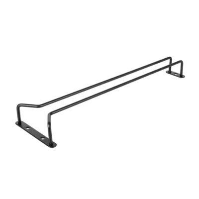 Glass Hanger Matte Black - 16 Inch