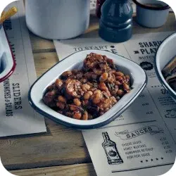 White Enamel Baking & Serving Trays